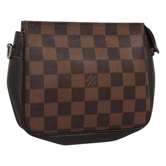 LOUIS VUITTON Damier Ebene Trousse Makeup Pouch - Picture 1 of 15